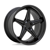 19" TSW LAUNCH MATTE BLACK W/ GLOSS BLACK LIP 5X120