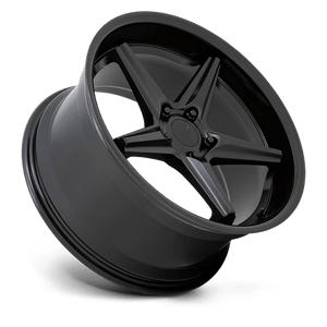 20" TSW LAUNCH MATTE BLACK W/ GLOSS BLACK LIP 5X114.3