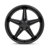 19" TSW LAUNCH MATTE BLACK W/ GLOSS BLACK LIP 5X114.3