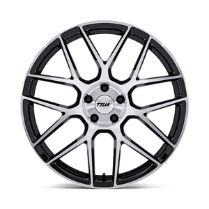 18X9.5 TSW TW002 LASARTHE GLOSS BLACK MACHINED 5X114.3