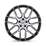 17X8 TSW TW002 LASARTHE GLOSS BLACK MACHINED 5X100