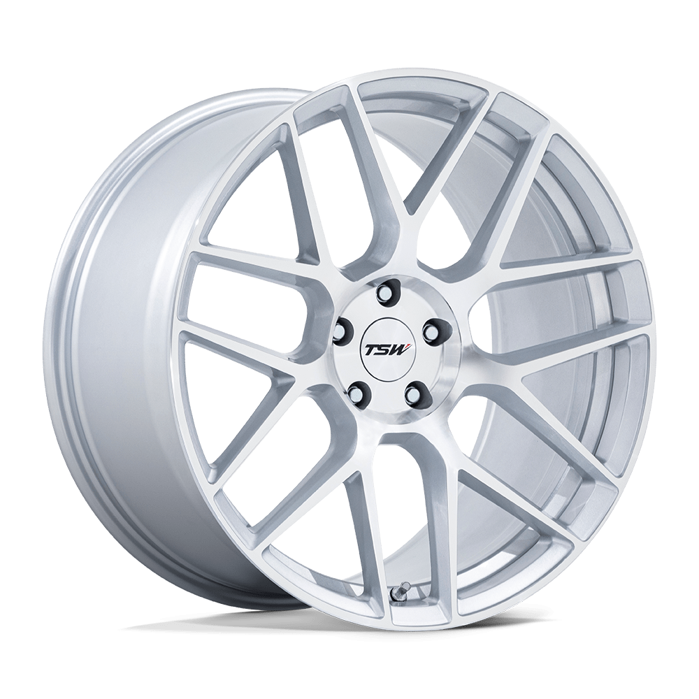 22X10.5 TSW TW002 LASARTHE GLOSS SILVER MACHINED 5X112