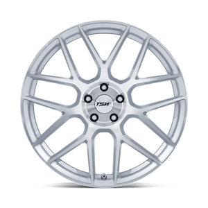 17X8 TSW TW002 LASARTHE GLOSS SILVER MACHINED 5X112