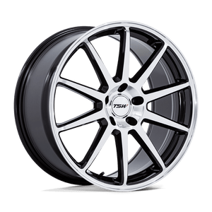 20X10.5 TSW TW004 CANARD GLOSS BLACK W/ MACHINED FACE 5X120