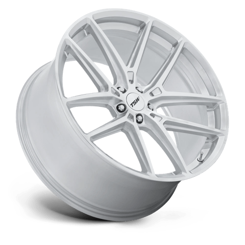 19X10.5 TSW TW006 IMOLA GLOSS SILVER W/ MACHINED FACE 5X114.3