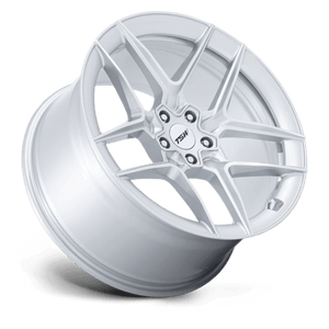 19X10.5 TSW TW008 SLIPSTREAM GLOSS SILVER W/ MACHINED FACE 5X112