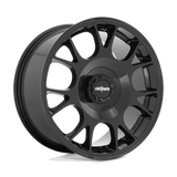 18X8.5 Rotiform R187 TUF-R GLOSSY BLACK 5X108/5X120