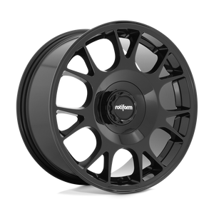 18X8.5 Rotiform R187 TUF-R GLOSSY BLACK 5X112/5X114.3