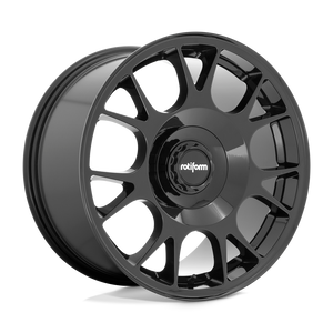 18X9.5 Rotiform R187 TUF-R GLOSSY BLACK 5X112/5X114.3