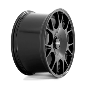 18X9.5 Rotiform R187 TUF-R GLOSSY BLACK 5X112/5X114.3