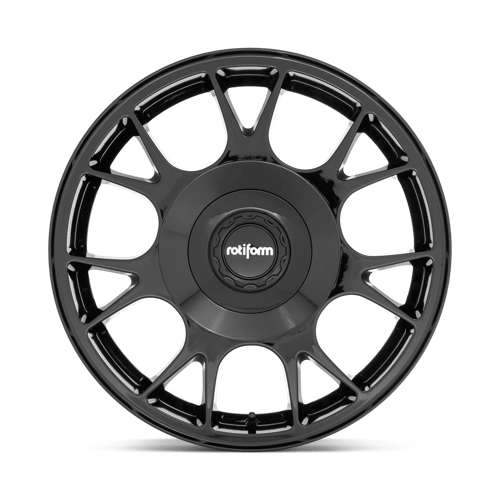 18X9.5 Rotiform R187 TUF-R GLOSSY BLACK 5X112/5X114.3