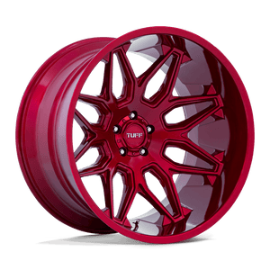 24" Tuff T3B CANDY RED 5X127