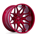 24X14 Tuff T3B CANDY RED 5X127