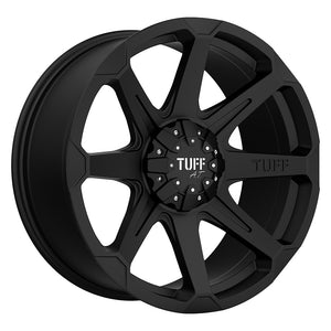 17" Tuff T05 SATIN BLACK 8X165.1