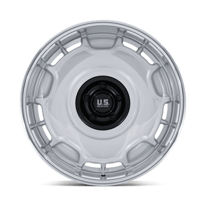 20X10 US Mag 1PC UC146 ARLINGTON SILVER M-BLK CENTER W/ DC-LIP 5X127