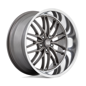 22X10.5 US Mag 1PC U139 SANTA CRUZ ANTHRACITE W/ DIAMOND CUT LIP 5X127