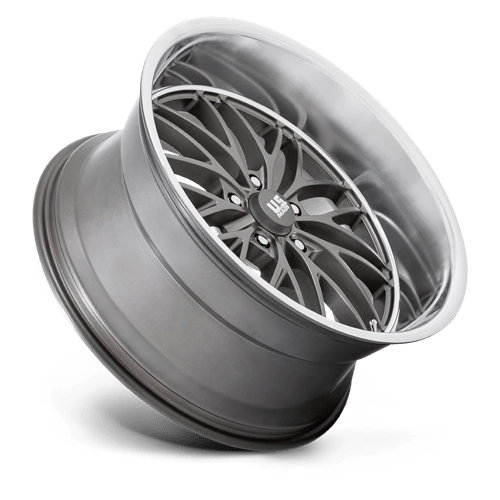 22X10.5 US Mag 1PC U139 SANTA CRUZ ANTHRACITE W/ DIAMOND CUT LIP 5X127