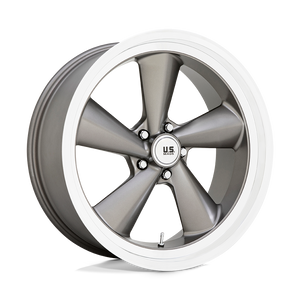 22X10.5 US Mag 1PC U137 TS ANTHRACITE W/ DIAMOND CUT LIP 5X127