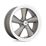 22X9 US Mag 1PC U137 TS ANTHRACITE W/ DIAMOND CUT LIP 5X120.65