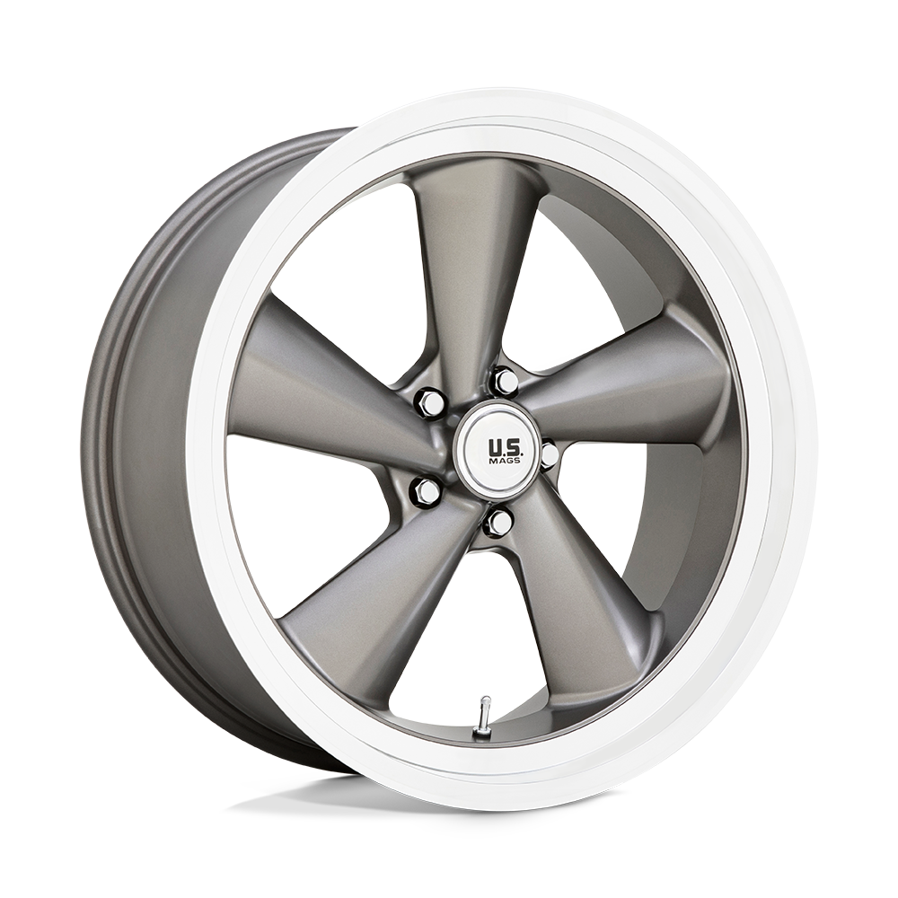 22X10.5 US Mag 1PC U137 TS ANTHRACITE W/ DIAMOND CUT LIP 5X120.65