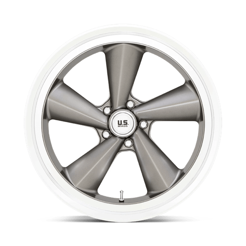 22X10.5 US Mag 1PC U137 TS ANTHRACITE W/ DIAMOND CUT LIP 5X120.65