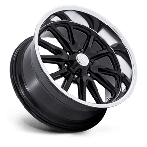 20X8 US Mag 1PC UC145 RAMBLER 6 GLOSS BLACK DIAMOND CUT LIP 6X139.7