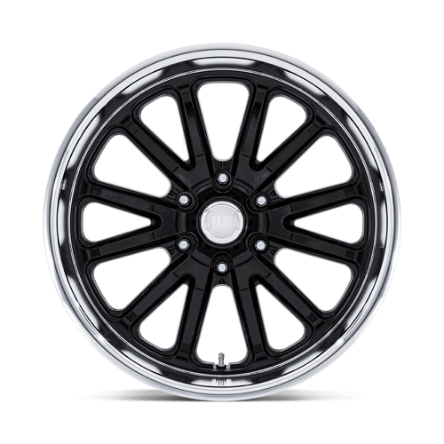 20X8 US Mag 1PC UC145 RAMBLER 6 GLOSS BLACK DIAMOND CUT LIP 6X135