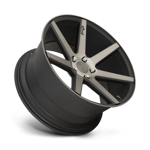 18X8 Niche 1PC M150 VERONA MATTE BLACK MACHINED 5X114.3