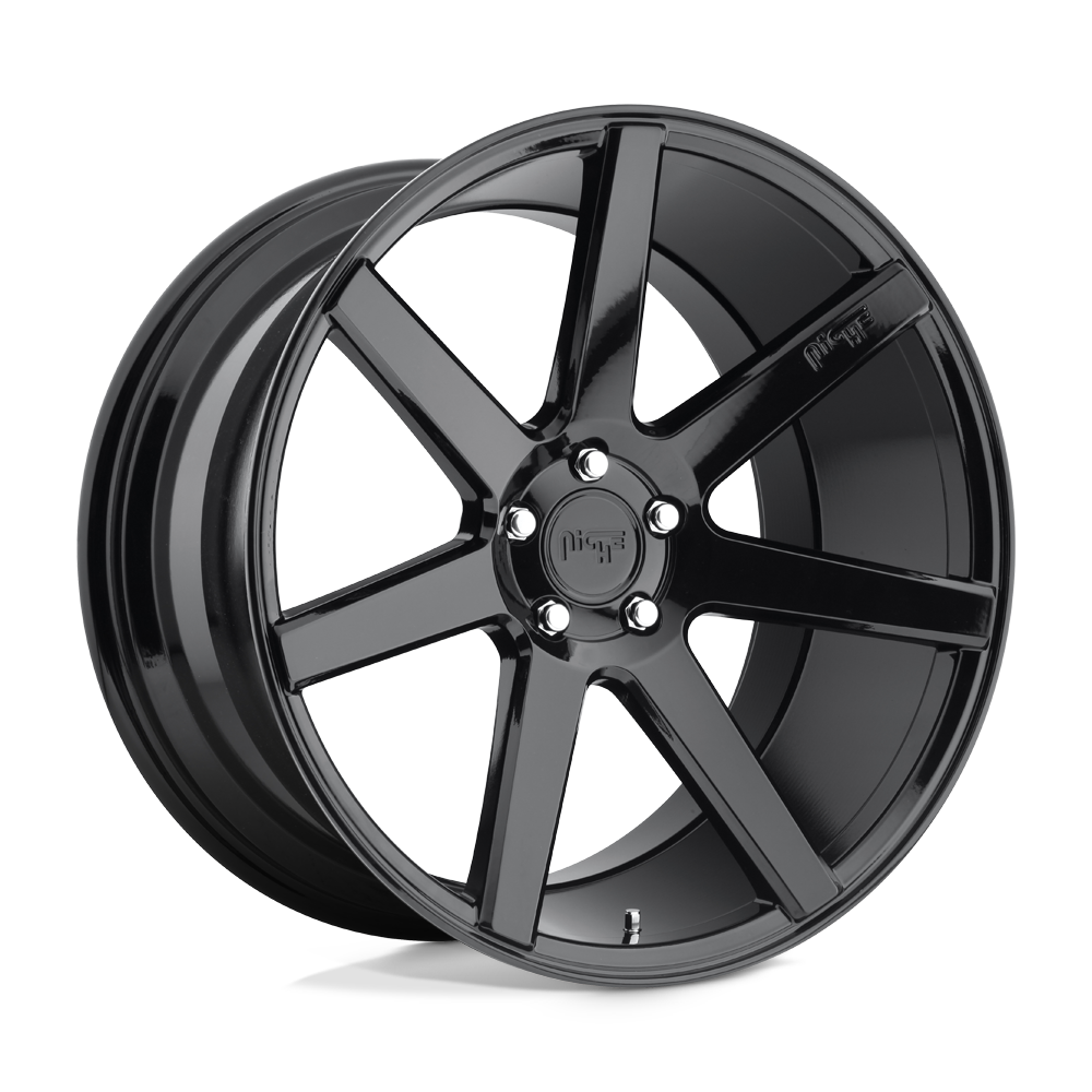 20X10 Niche 1PC M168 VERONA GLOSS BLACK 5X112