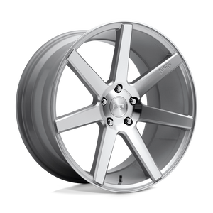 20X10 Niche 1PC M179 VERONA GLOSS SILVER MACHINED 5X120