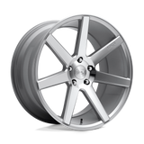 20X10.5 Niche 1PC M179 VERONA GLOSS SILVER MACHINED 5X112