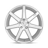 20X10.5 Niche 1PC M179 VERONA GLOSS SILVER MACHINED 5X112