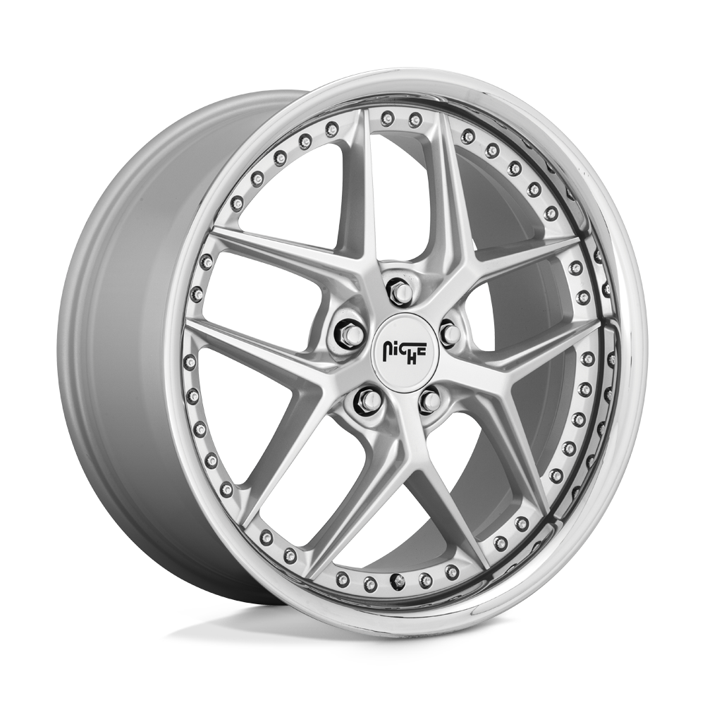 20X10.5 Niche 1PC M225 VICE MATTE SILVER 5X120