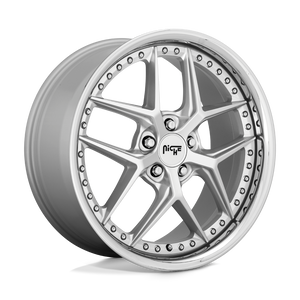20X9 Niche 1PC M225 VICE MATTE SILVER 5X112
