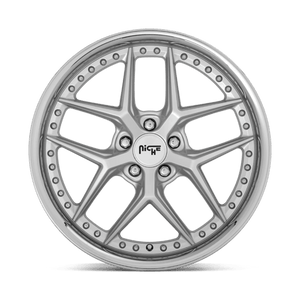 20X10.5 Niche 1PC M225 VICE MATTE SILVER 5X120