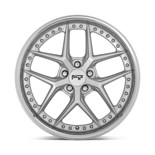 20X9 Niche 1PC M225 VICE MATTE SILVER 5X112