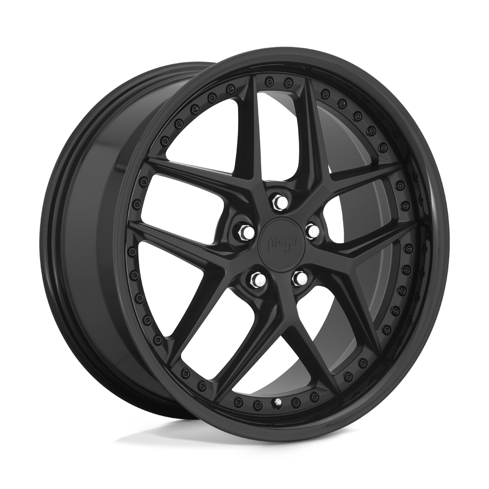 19X8.5 Niche 1PC M226 VICE GLOSS BLACK MATTE BLACK 5X120