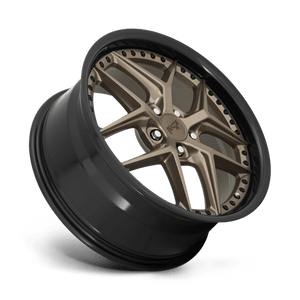 19X9.5 Niche 1PC M227 VICE MATTE BRONZE BLACK BEAD RING 5X112