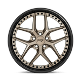 20X9 Niche 1PC M227 VICE MATTE BRONZE BLACK BEAD RING 5X112