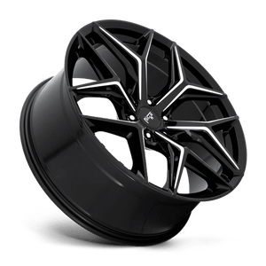 24X10 Niche 1PC M232 VICE SUV GLOSS BLACK MILLED 6X135