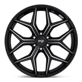 24X10 Niche 1PC M232 VICE SUV GLOSS BLACK MILLED 6X135