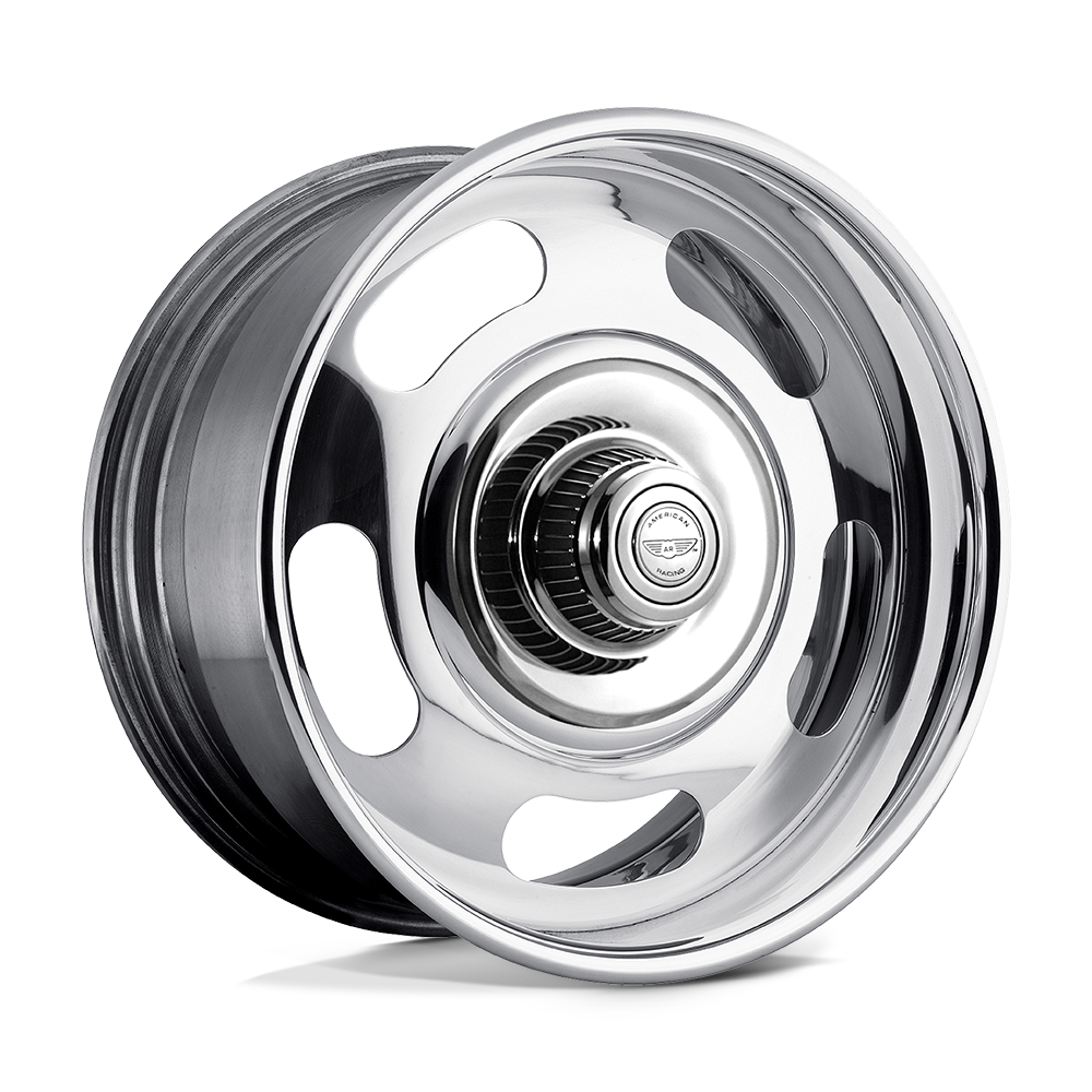 17X9 American Racing Vintage VN327 RALLY TWO-PC CHROME W/ POLISHED RIM 6X139.7