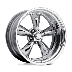 15X9 American Racing Vintage VN405 TORQ THRUST II CUSTOM TWO-PC CHROME W/ POLISH BARREL 5X120.65
