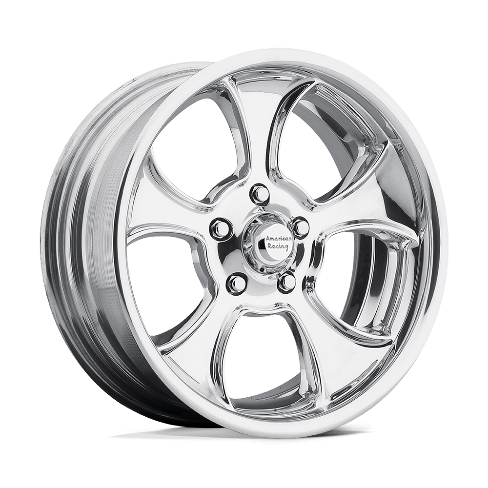 18X10 American Racing Vintage VN474 GASSER TWO-PIECE POLISHED 5X120.65