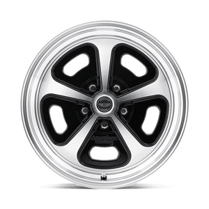 17X9 American Racing Vintage VN501 500 MONO CAST GLOSS BLACK MACHINED 5X120.65
