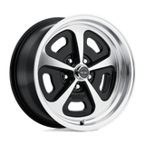 15X8 American Racing Vintage VN501 500 MONO CAST GLOSS BLACK MACHINED 5X120.65
