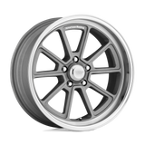 20X8.5 American Racing Vintage VN510 DRAFT VINTAGE SILVER W/ DIAMOND LIP 5X120.65