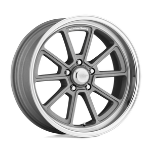 20X8.5 American Racing Vintage VN510 DRAFT VINTAGE SILVER W/ DIAMOND LIP 5X120.65