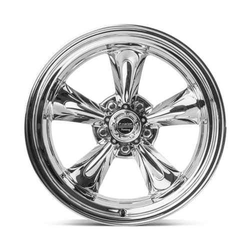 18X8 American Racing Vintage VN615 TORQ THRUST II 1 PC CHROME 5X114.3