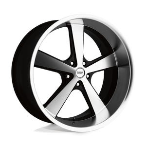 22X11 American Racing Vintage VN701 NOVA GLOSS BLACK MACHINED 5X127